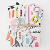 キュート用品ラッピング紙 ラッピングペーパーシート (インサイチュ)