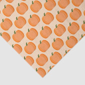 キュート男女兼用オレンジカボチャパターン（の模様が）ある 薄葉紙 (詳細)