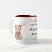 キュート男女兼用ベアマグカップ ツートーンマグカップ (正面左)