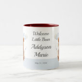 キュート男女兼用ベアマグカップ ツートーンマグカップ (中央)