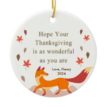 キュート秋キツネ感謝祭