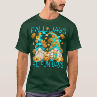 キュート秋格言カップル庭師おもしろい秋Q Tシャツ