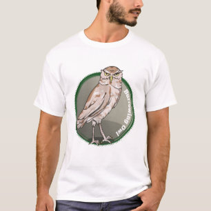 キュート穴掘りフクロウ Tシャツ