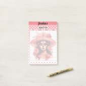 キュート糖スカル症状追跡 ポストイット (デスク上)