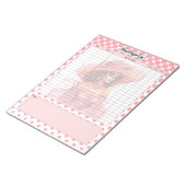 キュート糖スカル血糖値 ノートパッド (アングル)