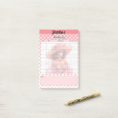 キュート糖スカル血糖値 ポストイット (デスク上)