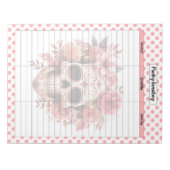 キュート糖スカル食料品 ノートパッド (正面)