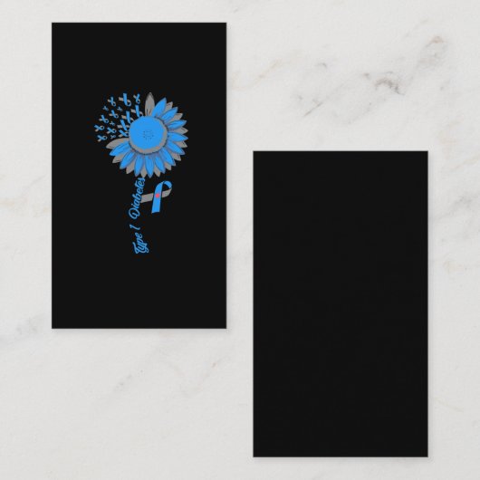 キュート糖尿病1型糖尿病認識度 名刺 (正面/裏面)