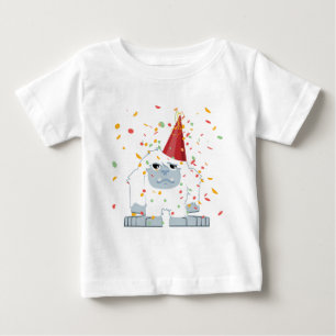 キュート紙吹雪パーティーイティ ベビーTシャツ