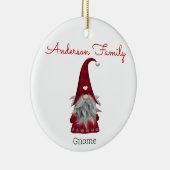 キュート素朴クパーソナライズされたリスマス格言小妖精や小人 セラミックオーナメント (右)