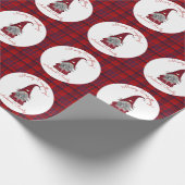 キュート素朴クパーソナライズされたリスマス格言小妖精や小人 ラッピングペーパー (角)