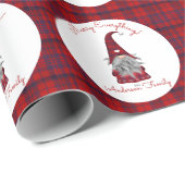 キュート素朴クパーソナライズされたリスマス格言小妖精や小人 ラッピングペーパー (ロールコーナー)