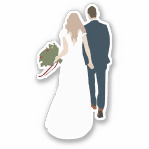 キュート結婚なカスタムビニールのシール シール
