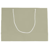 キュート結婚のサンキューセージ緑の背景 ラージペーパーバッグ (裏面)