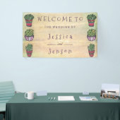 キュート結婚サボテン 横断幕 (トレードショー)