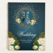 キュート結婚スケルトン夫婦ゴシックスタイル プランナー手帳 (正面)