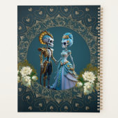 キュート結婚スケルトン夫婦ゴシックスタイル プランナー手帳 (裏面)