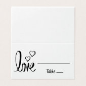 キュート結婚ズラブハート白黒ブライダルシャワー (外部フラット)