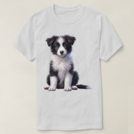 キュート縁どコリーパピー Tシャツ