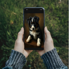 キュート縁どコリー ポスター