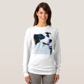 キュート縁どコリー Tシャツ (正面フル)