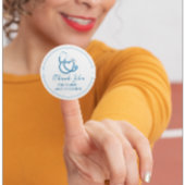 キュート聴診器ナースメッセージカード ラウンドシール