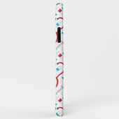 キュート聴診器ナース |ドクターEKGパターン名 Case-Mate iPhoneケース (裏面/右)