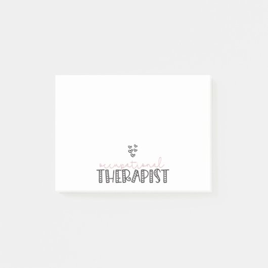 キュート職業セラピストセラピー ポストイット (正面)