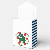 キュート航海のアリゲーターベビーシャワーテーマ フェイバーボックス (オープン)