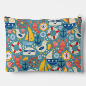 キュート航海のシーライフモノグラム アクセサリーポーチ (裏面)