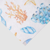 キュート航海のブルークジラ茶色海ライフ 薄葉紙 (詳細)