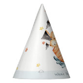 キュート航海の海賊船ライオンカブ子供の誕生日 パーティーハット (左)