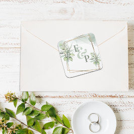 キュート葉ユエレガントカリ結婚ー スクエアシール