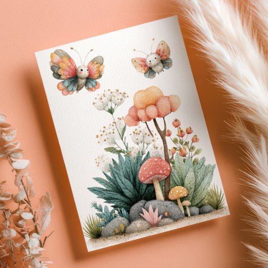 キュート虫ブガスタシーフェスティバル子供の誕生日パーティー 招待状