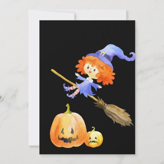 キュート衣装コンテストハローウィンパーティ招待状 招待状 (裏面)