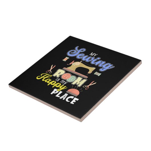 キュート裁縫ギフトキルターズクラフティングキルティング タイル (側面)