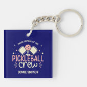 キュート誇りを持ったなピクレボールクルー キーホルダー (裏面)