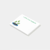 キュート豆ジャンプのトランポリン漫画イラストレーション ポストイット (アングル)