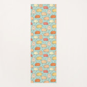 キュート豚パターンミント ヨガマット (正面)