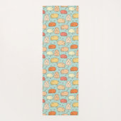 キュート豚パターンミント ヨガマット (裏面)