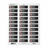 キュート豚フェイク炭素繊維 ラベル (フルシート)