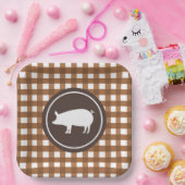 キュート豚ローストパーティー ペーパープレート (パーティー)