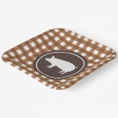 キュート豚ローストパーティー ペーパープレート (傾斜あり)