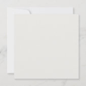 キュート象カリプトゥスベビーシャワー招待状 招待状 (裏面)