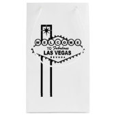 キュート賭博ベガストランプのポーカーパーティー スモールペーパーバッグ (裏面)