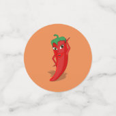 キュート赤唐辛子ディヴァ コンフェッティ (スモール正面)