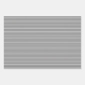 キュート赤白ブラックナースドクターメディカルパターン ラッピングペーパーシート (正面3)