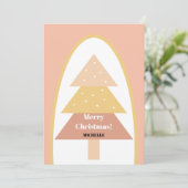 キュート赤面ホリデーツリー シーズンカード (スタンド正面)