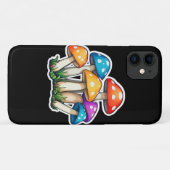 キュート透明キノコイラストレーション Case-Mate iPhoneケース (裏面(横))
