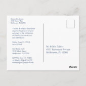 キュート透明効果K卒業前の写真 ポストカード (裏面)